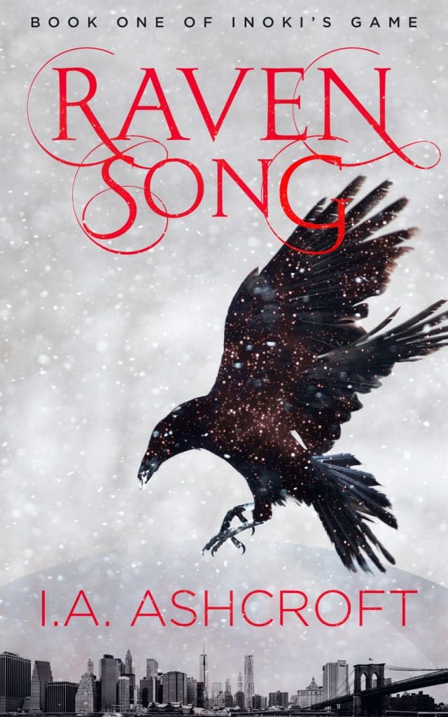 Fantasy book cover design - Raven Song
