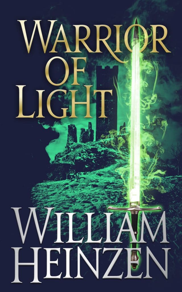 Fantasy book cover design - Warrior of Light